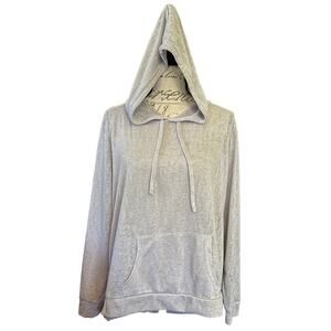 Weatherproof Vintage Gray High-Lo Hoodie Large